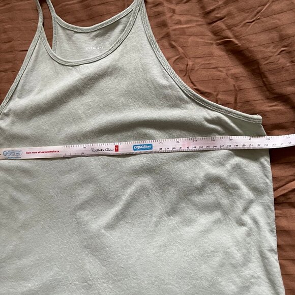 EUC Everlane Hemp Cutaway Tank - White Sage - Size XL - Picture 8 of 9